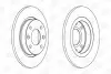 Тормозной диск передний Peugeot 106, 205, 306, 309, 405/Citroen AX, C15, Saxo, ZX CHAMPION 561253CH (фото 1)