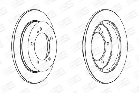 Тормозной диск передний Suzuki Jimny / Vitara / X 90 CHAMPION 561505CH