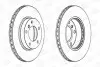 Диск тормозной передний (кратно 2шт.) BMW CHAMPION 561551CH (фото 1)
