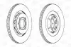 Тормозной диск передний VW Corrado / Golf / Passat / Seat Cordoba / Ibiza CHAMPION 561608CH (фото 1)