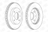 Диск тормозной передний (кратно 2шт.) Volvo S40, V40/Mitsubishi Carisma, Galant, Lancer (98-) CHAMPION 561926CH (фото 1)