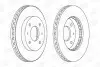Диск тормозной передний (кратно 2шт.) Volvo S40, V40/Mitsubishi Carisma, Galant, Lancer (98-) CHAMPION 561926CH (фото 1)