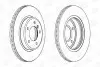 Гальмівний диск передній BMW 3-Series, Z3, Z4 CHAMPION 562090CH (фото 1)