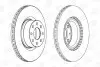 Гальмівний диск передній Fiat Doblo, Punto / Opel Corsa CHAMPION 562297CH (фото 1)