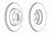 Диск тормозной передний (кратно 2шт.) BMW X3 (04-) CHAMPION 562350CH (фото 1)