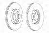 Диск тормозной передний (кратно 2шт.) FORD GALAXY I (WGR) (95-06)/SEAT ALHAMBRA (7V8, 7V9) (96-10) CHAMPION 562382CH (фото 1)