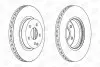Гальмівний диск передній Mercedes CLS, E-Class / Saab 9-3 CHAMPION 562386CH (фото 1)