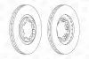 Гальмівний диск передній Nissan Navara / Terrano / Infiniti QX4 CHAMPION 562388CH (фото 1)