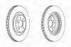 Тормозной диск передний MERCEDES-BENZ M-CLASS CHAMPION 562402CH1 (фото 1)