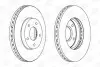 Диск тормозной передний (кратно 2шт.) Nissan Almera (98-06), X-Trail (01-13) CHAMPION 562441CH (фото 1)