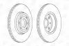 Гальмівний диск передній RENAULT CAPTUR,CLIO,DOKKER,KANGOO,LODGY,TWINGO,ZOE/MERCEDES-BENZ CITAN CHAMPION 562636CH (фото 1)