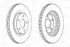 Диск гальмівний передній (кратно 2шт) Jeep Compass (06-), Patriot (07-17)/ Mitsubishi ASX (09-) CHAMPION 562790CH (фото 1)