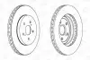 Тормозной диск передний Lexus RX / Toyota Harrier HighLander (2003-&gt;) CHAMPION 562824CH (фото 1)