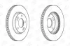 Диск тормозной передний (кртано 2) Hyundai Elantra (V,VI), i30 (11-)/ Kia Ceed (CHAMPION 562986CH (фото 1)