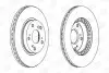 Диск тормозной передний (кратно 2шт.) Honda Stream CHAMPION 563147CH (фото 1)