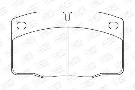 Тормозные колодки передние Opel Ascona B, C, Corsa A, Kadett D, E, Omega A, Vectra A CHAMPION 571276CH