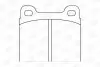 Гальмівні колодки передні Mercedes Opel / Audi / BMW / Ford / Volvo / Porsche CHAMPION 571279CH (фото 1)