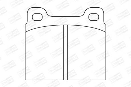 Гальмівні колодки передні Mercedes Opel / Audi / BMW / Ford / Volvo / Porsche CHAMPION 571279CH