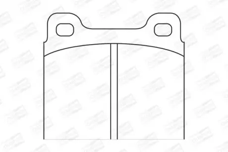 Гальмівні колодки передні Mercedes Opel / Audi / BMW / Ford / Volvo / Porsche CHAMPION 571279CH