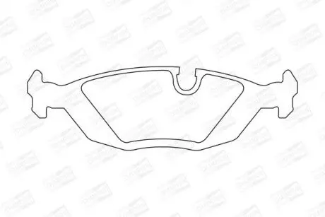 BMW гальмівні колодки задн.323 82-91,520,524,528 CHAMPION 571300CH