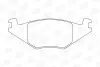 Тормозные колодки передние VW Golf, Jetta, Polo/Seat Cordoba, Ibiza CHAMPION 571315CH (фото 1)