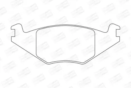 Тормозные колодки передние VW Golf, Jetta, Polo/Seat Cordoba, Ibiza CHAMPION 571315CH