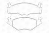 Тормозные колодки передние VW Golf, Jetta, Passat, Scirocco/Seat Cordoba, Ibiza/Rover 100 CHAMPION 571316CH (фото 1)