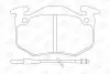Гальмівні колодки передні Renault Clio, Express, Twingo / Peugeot 205, 305, 309, 405 CHAMPION 571331CH (фото 1)