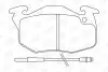 Колодки гальмівні дискові передні RENAULT Clio, Clio II, Espace I, Express, Extra, Fuego, Rapid CHAMPION 571332CH (фото 1)