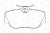 Тормозные колодки передние Mercedes 190/Saab 9000 CHAMPION 571353CH (фото 1)