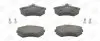 Тормозные колодки передние Audi 80, 90, 100, 200, A4/Seat Toledo, Cordoba/VW Caddy, Golf, Passat CHAMPION 571357CH (фото 2)