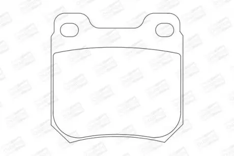 Задні гальмівні колодки Opel Calibra, Omega, Vectra/Saab CHAMPION 571389CH