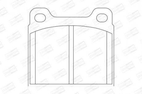 Гальмівні колодки задні Volvo C70 /S70 /V70 /V90 / XC70 CHAMPION 571417CH