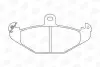 Гальмівні колодки задні Renault Laguna, Safrane / Chrysler Viper / Dodge Viper / Tesla Roadster CHAMPION 571425CH (фото 1)