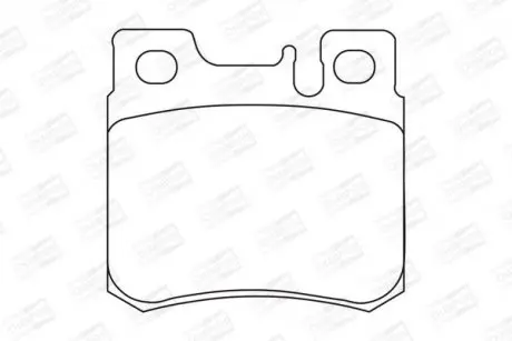 Тормозные колодки задние Mercedes 124, 190, C-Class, E-Class, SL, SLK CHAMPION 571435CH