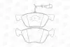 Тормозные колодки передние Fiat Bravo, Marea, Multipla, Strada/Lancia/Alfa Romeo CHAMPION 571884CH (фото 1)