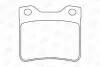 Тормозные колодки задние Peugeot 406, 607 (1995-&gt;) CHAMPION 571899CH (фото 1)