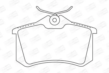 Колодки тормозные дисковые задние VW Group CHAMPION 571906CH