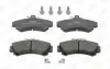 Колодки тормозные дисковые передние MITSUBISHI CARISMA (DA_) 95-06, COLT VI (Z3_A, Z2_A) 02-12 CHAMPION 571940CH (фото 2)