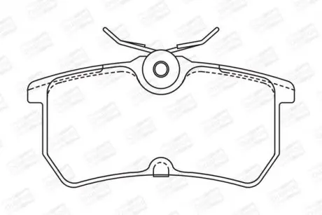 Тормозные колодки задние Ford Fiesta V, Fiesta VI, Focus I CHAMPION 571998CH