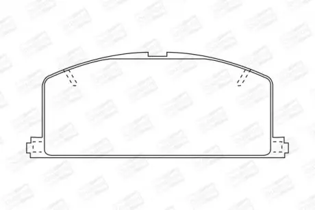 Тормозные колодки передние Toyota Camry / Carina / Celica / Corolla CHAMPION 572255CH