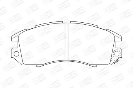 SUBARU гальмівні колодки передн.Subaru Impreza,Legacy 89-00 CHAMPION 572275CH