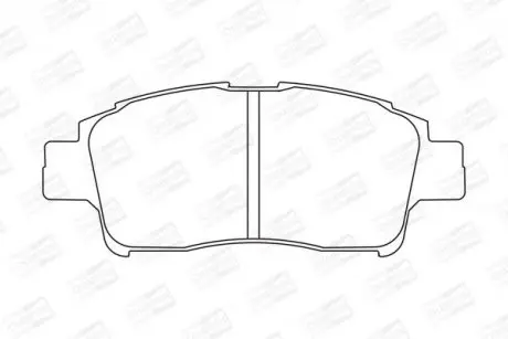 Гальмівні колодки передні Toyota Yaris CHAMPION 572404CH