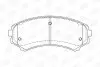 Колодки тормозные дисковые передние MAZDA E2000, E2200, MITSUBISHI Montero, Pajero, Shogun CHAMPION 572497CH (фото 1)