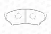 Колодки тормозные дисковые передние MITSUBISHI PAJERO JUNIOR I (H57A) 95-98 CHAMPION 572499CH (фото 1)
