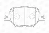 Колодки гальмівні передні дискові TOYOTA CALDINA Estate (_T24_) 02-07, CELICA Coupe (_T23_) 99-06 CHAMPION 572517CH (фото 1)