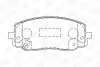 Колодки гальмівні передні дискові HYUNDAI i10 I (PA) 07-|KIA PICANTO I (SA) 04-12 CHAMPION 572526CH (фото 1)