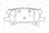 Колодки дискові гальмові задні LEXUS RX (_U3_) 03-08|TOYOTA HARRIER (_U3_) 03-13 CHAMPION 572621CH (фото 1)