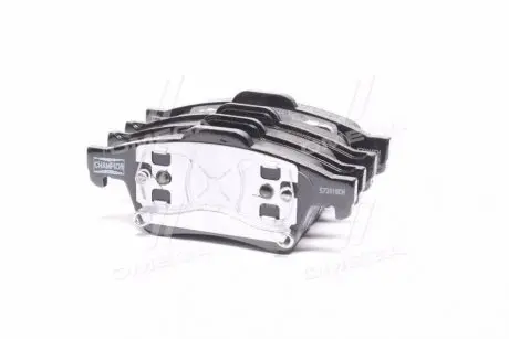 Колодки гальмівні задні дискові RENAULT Espace IV, Laguna II, Velsatis NISSAN Primera OPEL Signum, Vectra C, SAAB 9-3 CHAMPION 573018CH