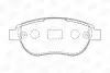 Колодки гальмові передні Citroen C3, C4, Xsara, Picasso/Peugeot 1007, 206, 207, 307, Partner CHAMPION 573031CH (фото 1)